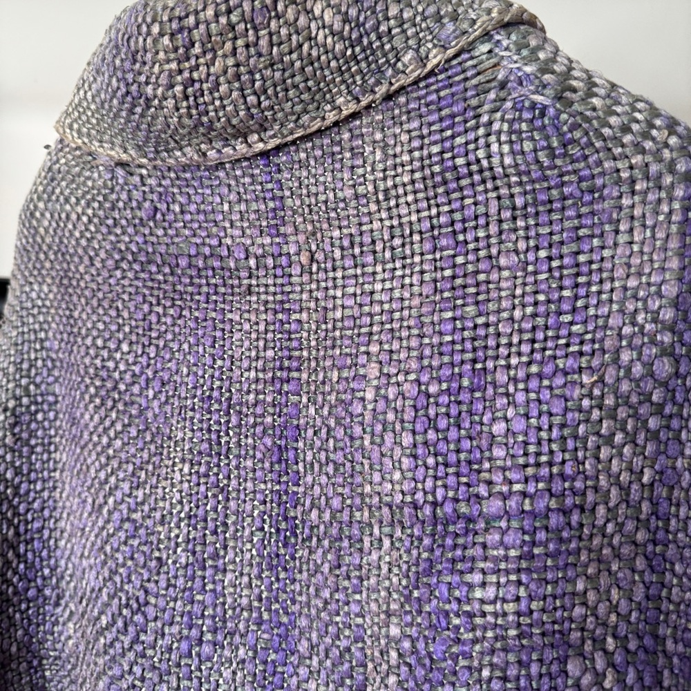 Fantasy Handwoven Lilac Shawl Shrug - Picture 5 of 9